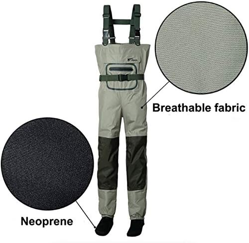 8 Fans Fishing Waders for Men and Women, Chest Waders- Waterproof Bootfoot, Neoprene Waders for Hunting & Fishing - Image 2